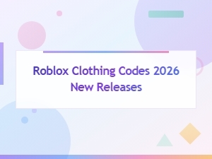 Roblox Clothing Codes 2026 New Releases